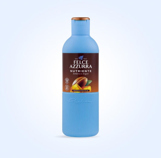 FELCE AZZURRA BAGNODOCCIA 650ML NUTRIENTE AMBRA E ARGAN