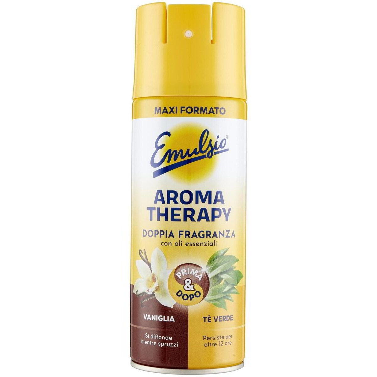 EMULSIO AROMATHERAPY DOPPIA FRAGRANZA 350ML VANIGLIA E TE' VERDE