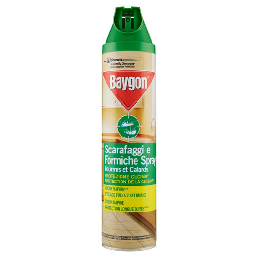 BAYGON SCARAFAGGI E FORMICHE SPRAY PROTEZIONE CUCINA 400ML