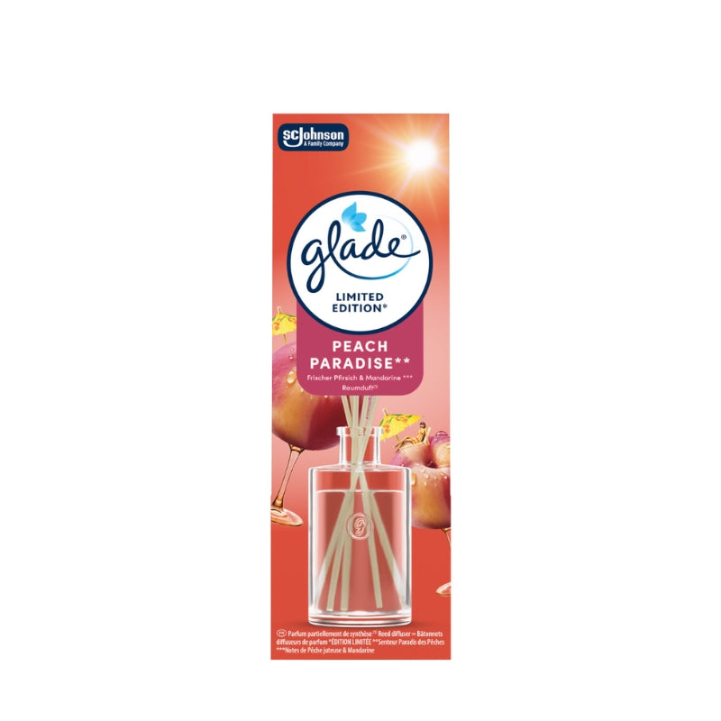 GLADE DIFFUSORE A BASTONCINI 50ML LIMITED EDITION PEACH PARADISE