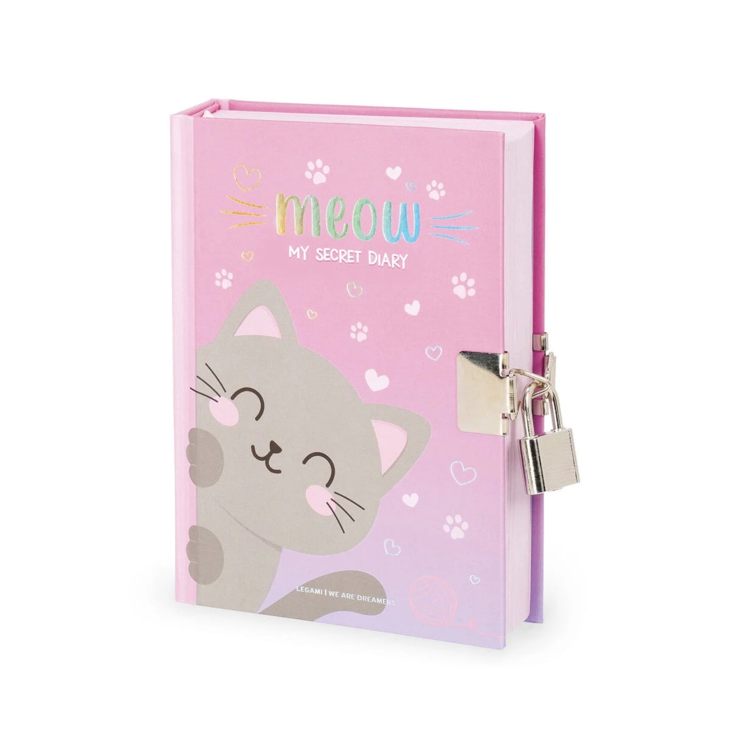 LEGAMI MILANO MY SECRET DIARY DIARIO SEGRETO CON LUCCHETTO KITTY