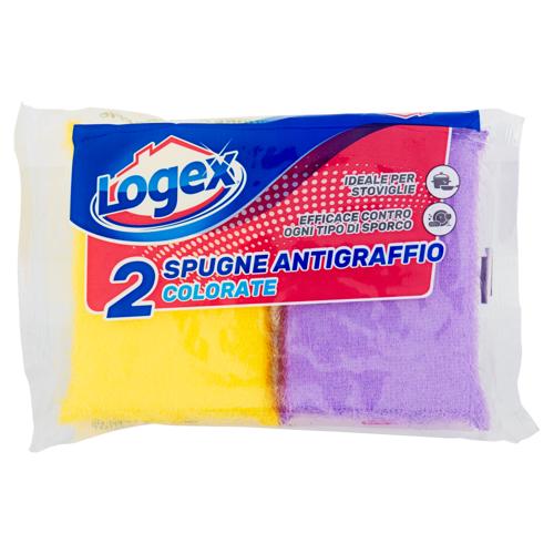 LOGEX 2 SPUGNE ANTIGRAFFIO COLORATE