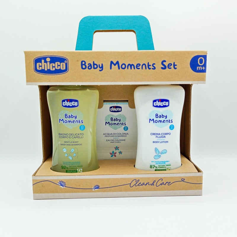 CHICCO BABY MOMENTS SET 0M+ CLEAN&CARE