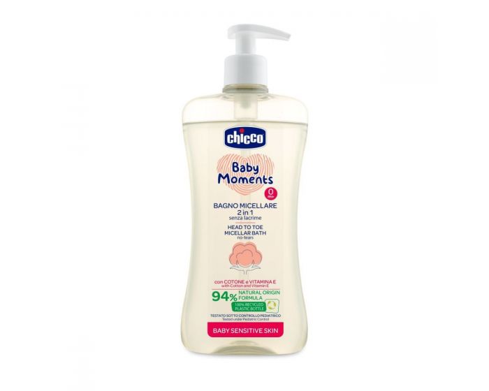 CHICCO BABY MOMENTS BAGNO 500ML 0M+ MICELLARE 2IN1