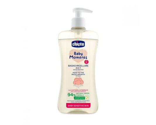 CHICCO BABY MOMENTS BAGNO 500ML 0M+ MICELLARE 2IN1