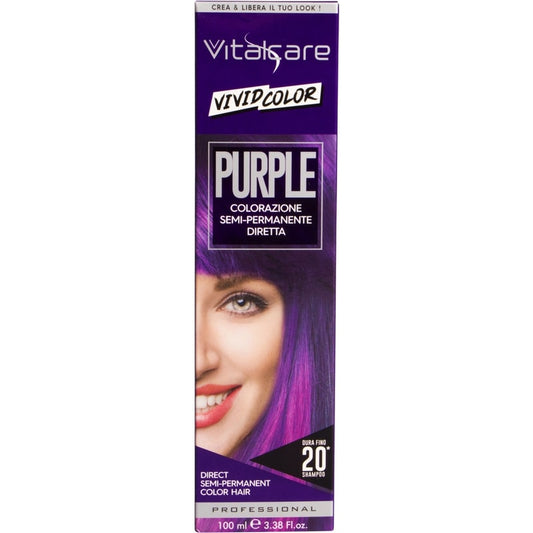 VITALCARE VIVID COLOR COLORAZIONE SEMI-PERMANENTE DIRETTA 100ML PURPLE