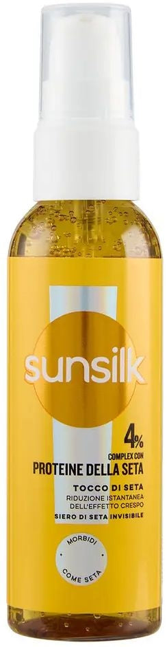 SUNSILK SIERO ANTI CRESPO 75ML TOCCO DI SETA 4% COMPLEX CON PROTEINE DELLA SETA