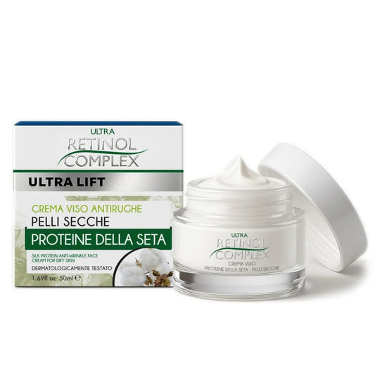 ULTRA RETINOL COMPLEX ULTRA LIFT CREMA VISO ANTIRUGHE PELLI SECCHE PROTEINE DELLA SETA 50ML