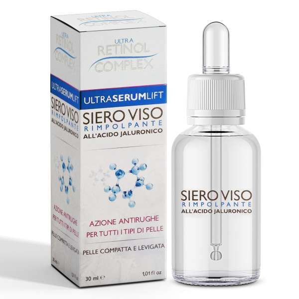 ULTRA RETINOL COMPLEX SIERO VISO RIMPOLPANTE ACIDO IALURONICO 30ML