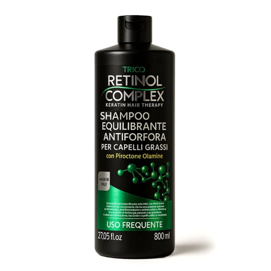 TRICO RETINOL COMPLEX SHAMPOO 800ML EQUILIBRANTE ANTIFORFORA PER CAPELLI GRASSI