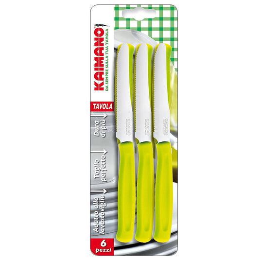 KAIMANO 6 COLTELLI DINAMIK LIME