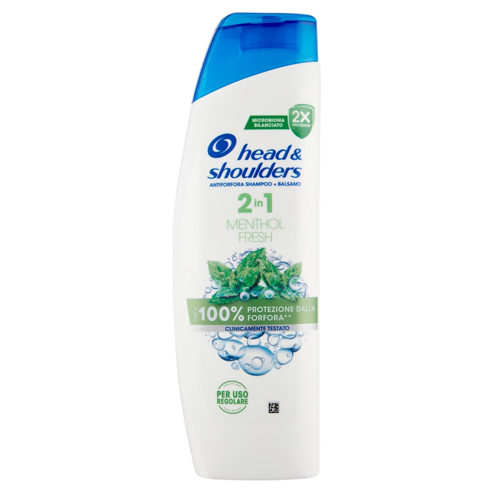 HEAD&SHOULDERS SHAMPOO 250ML 2IN1 MENTHOL FRESH