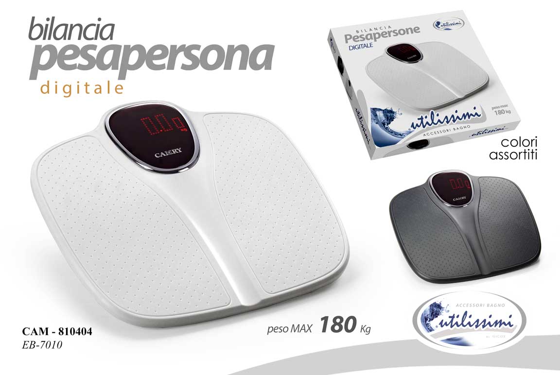 GICOS BILANCIA PESAPERSONA DIGITALE 180KG CAM-810404