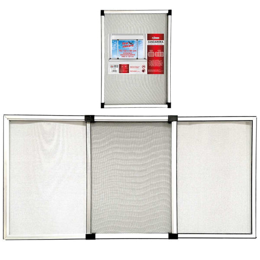 KASAVIVA ZANZARIERA ESTENSIBILE 70/132X50 ALLUMINIO