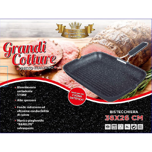 LETIZIA GRANDI COTTURE BISTECCHIERA CM.36X26