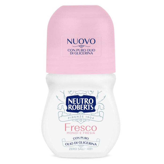 NEUTRO ROBERTS DEO ROLL-ON 50ML FRESCO MONOI E FRESIA CON OLIO DI GLICERINA