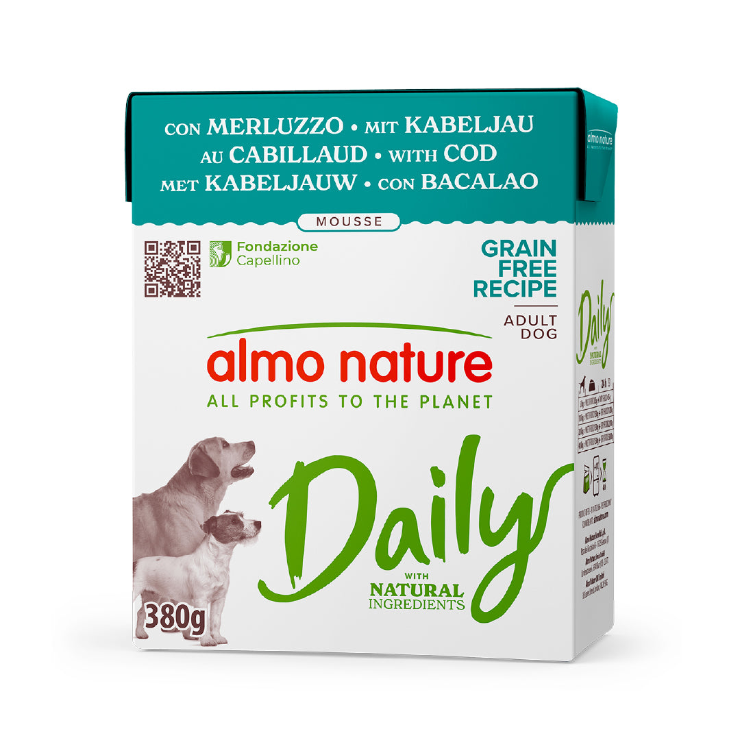 ALMO NATURE DAILY CANE MOUSSE 380G MERLUZZO