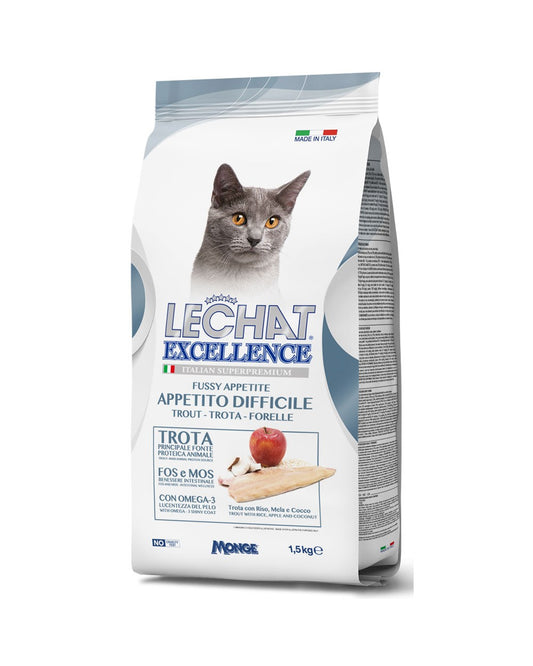 LECHAT EXCELLENCE CROCCANTINI 1,5KG APPETITO DIFFICILE TROTA