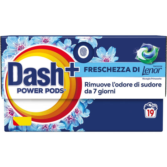 DASH + POWER PODS FRESCHEZZA DI LENOR 19PZ RISVEGLIO PRIMAVERILE