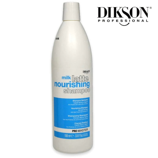DIKSON PRO MASTER MILK LATTE NOURISHING SHAMPOO 1000ML CAPELLI SECCHI E OPACHI CON PROTEINE DEL LATTE E OLIO DI COCCO