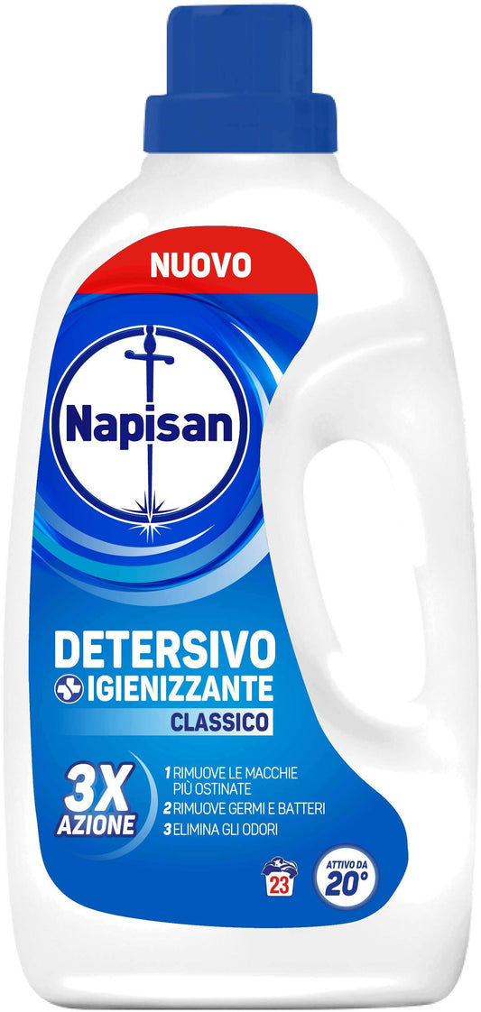 NAPISAN LAVATRICE LIQUIDO 1,15L 23 LAVAGGI IGIENIZZANTE CLASSICO