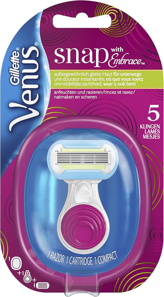 GILLETTE VENUS RASOIO SNAP 5 LAME 1 RASOIO + 1 RICARICA