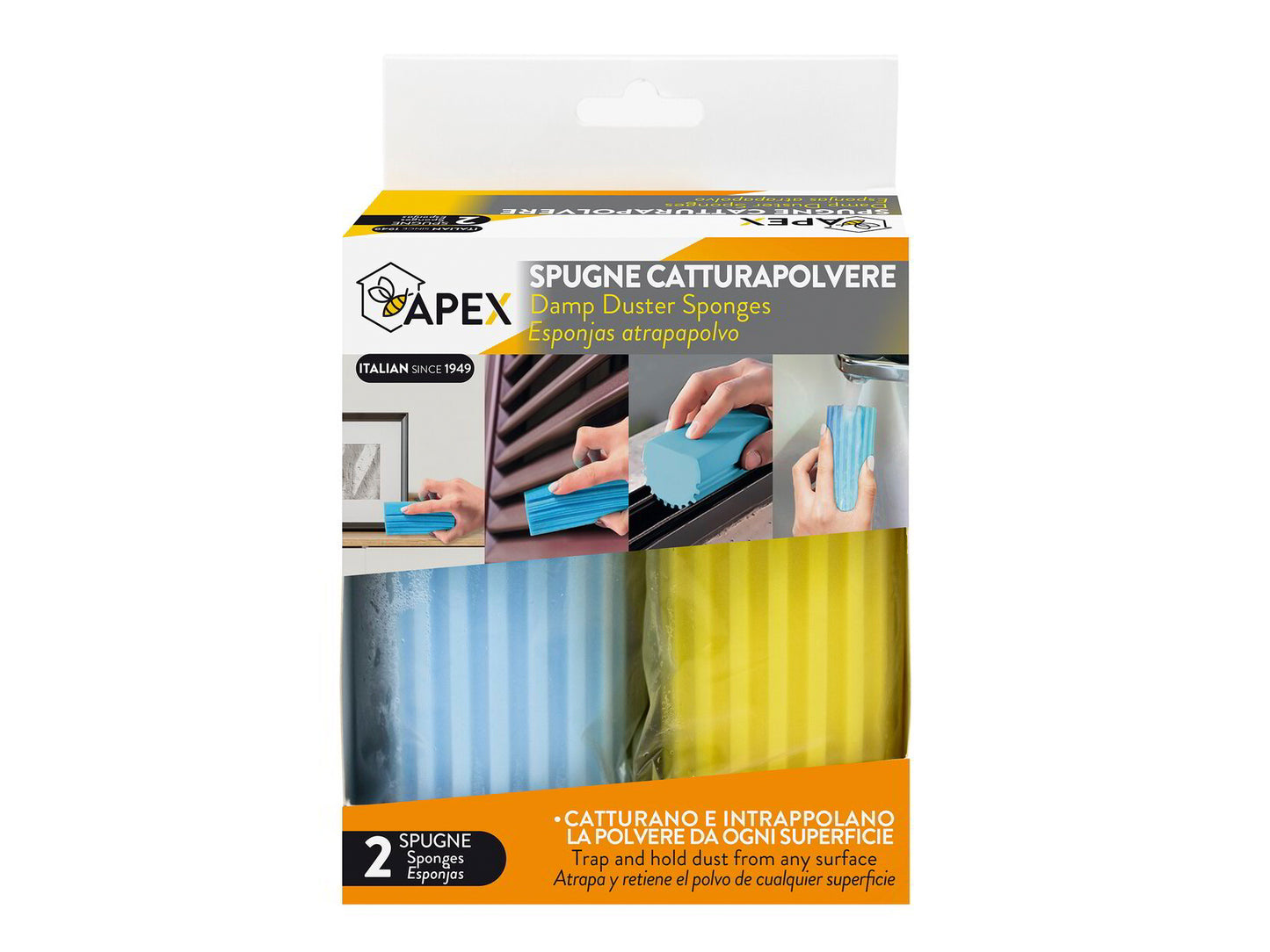 APEX SPUGNE CATTURAPOLVERE 2PZ