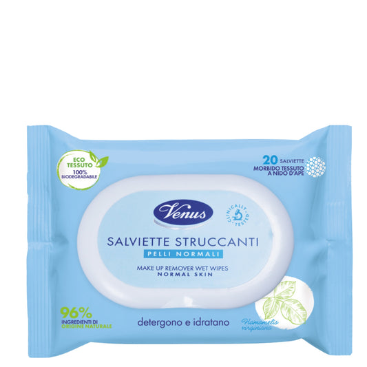 VENUS SALVIETTINE STRUCCANTI 20PZ PELLI NORMALI