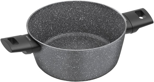 PEDRINI DAKOTA CASSERUOLA ANTIADERENTE ANCHE INDUZIONE PIETRA 2M 3L CM.20