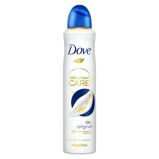 DOVE DEO SPRAY 250ML ADVANCED CARE ORIGINAL 72H