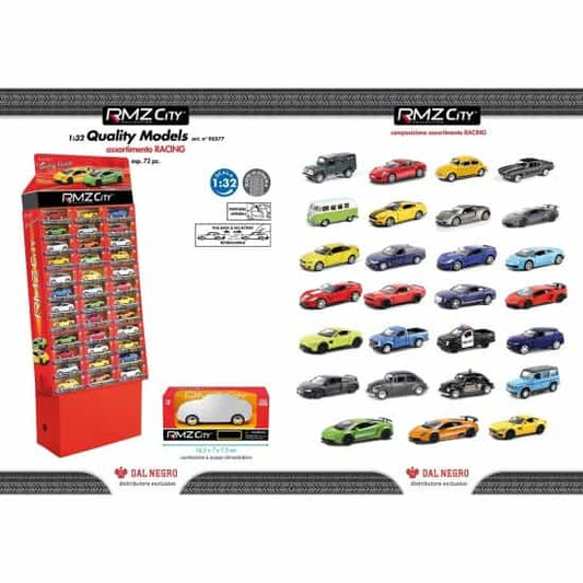DAL NEGRO RMZ CITY MODELLINI AUTO DIE-CAST 1:32 ASSORTITI