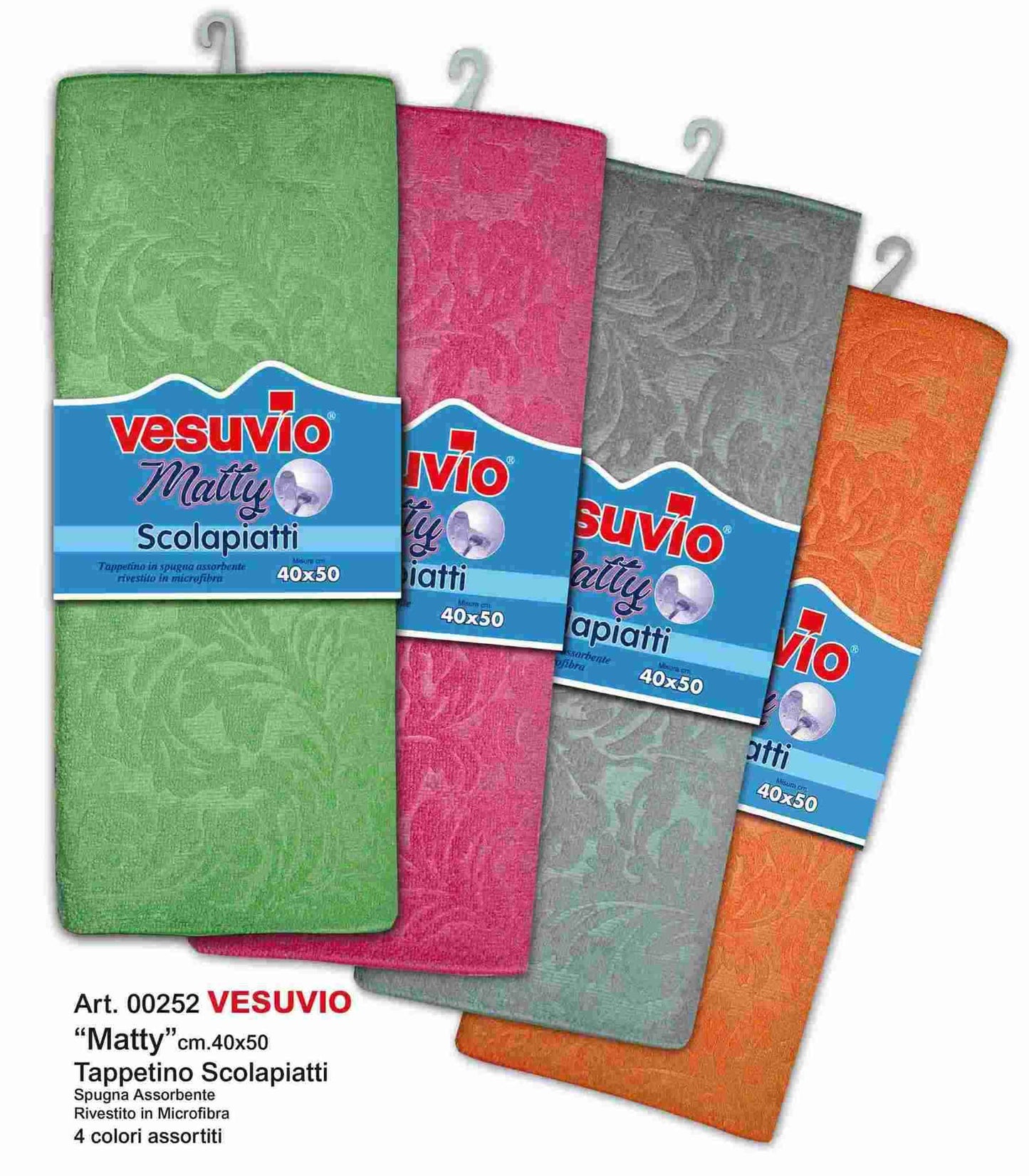 VESUVIO MATTY SCOLAPIATTI TAPPETINO CM.40X50 COLORI ASSORTITI