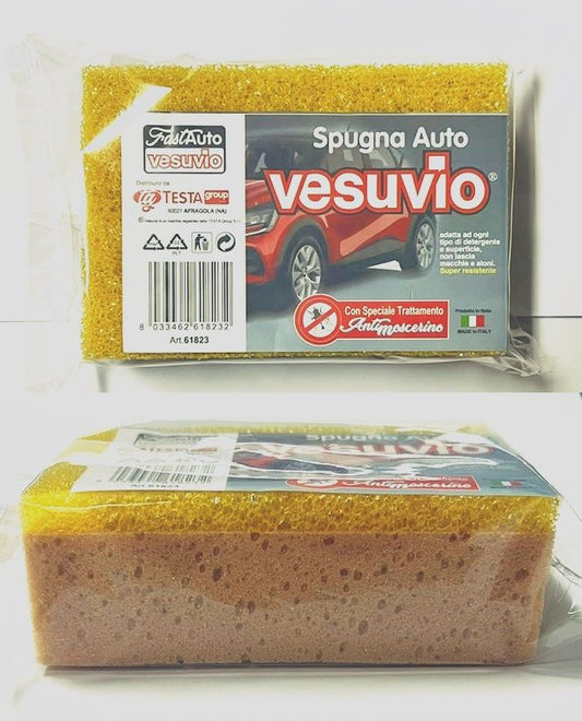 VESUVIO SPUGNA AUTO CON SPECIALE TRATTAMENTO ANTIMOSCERINO
