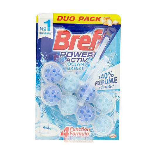 BREF WC TAVOLETTE POWER ACTIVE DUO PACK 2X50G OCEAN BREEZE
