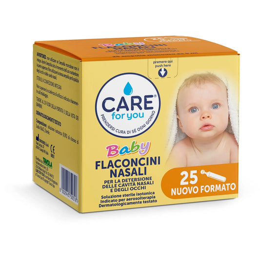CARE FOR YOU FLACONCINI NASALI BABY X 25 AMPOLLE