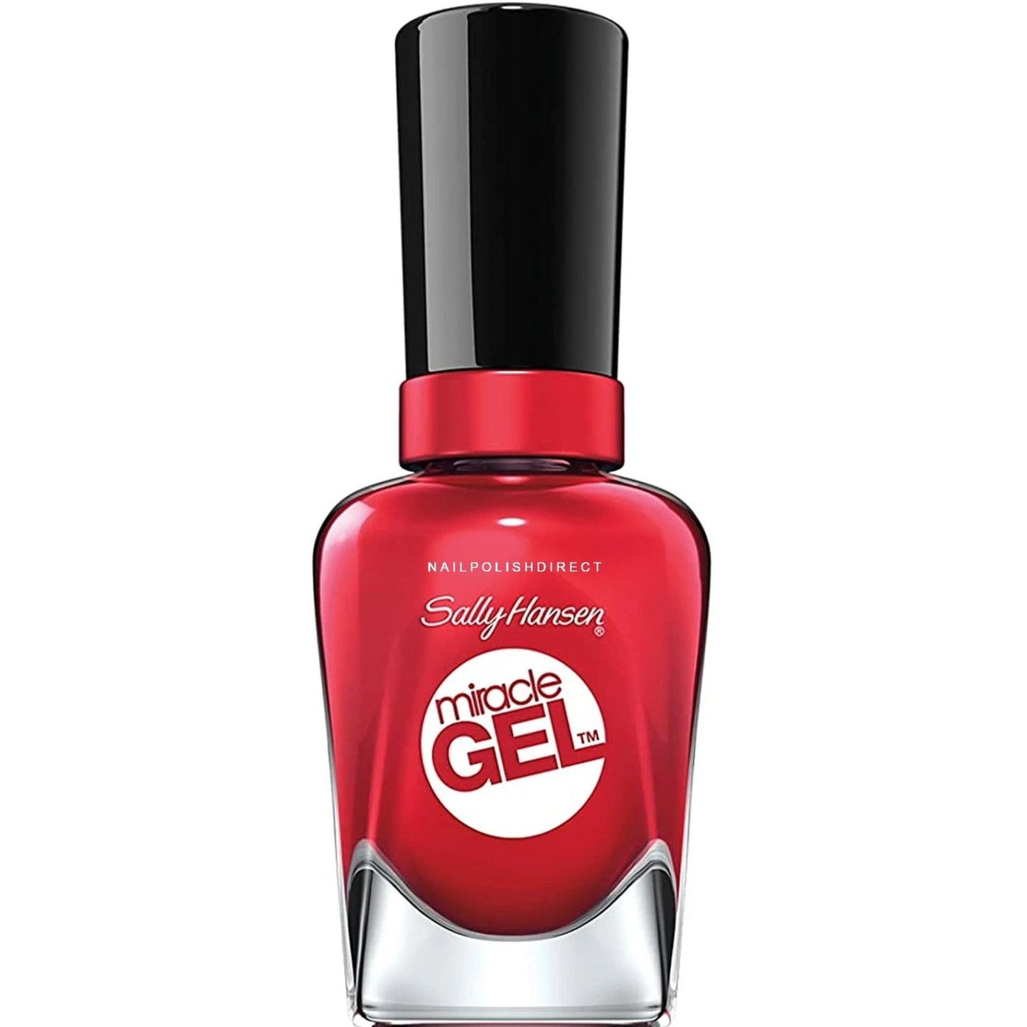 SALLY HANSEN SMALTO MIRACLE GEL 444 OFF WITH HER RED! STEP 1 COLOR