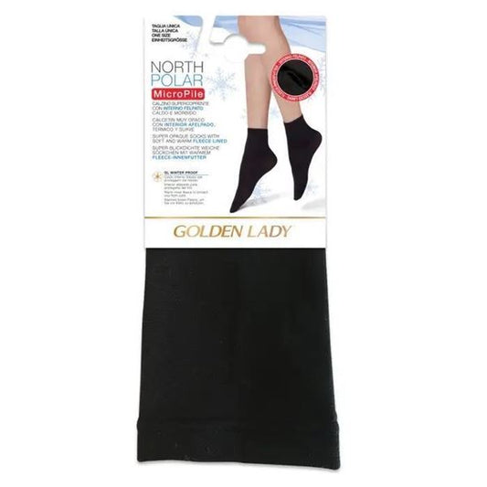 GOLDEN LADY CALZINO NORTH POLAR MICROPILE TG. UNICA NERO