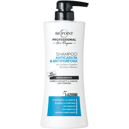 BIOPOINT SHAMPOO 400ML ANTICADUTA & ANTIFORFORA ULTRA RIEQUILIBRANTE CAPELLI SOGGETTI A CADUTA CON FORFORA