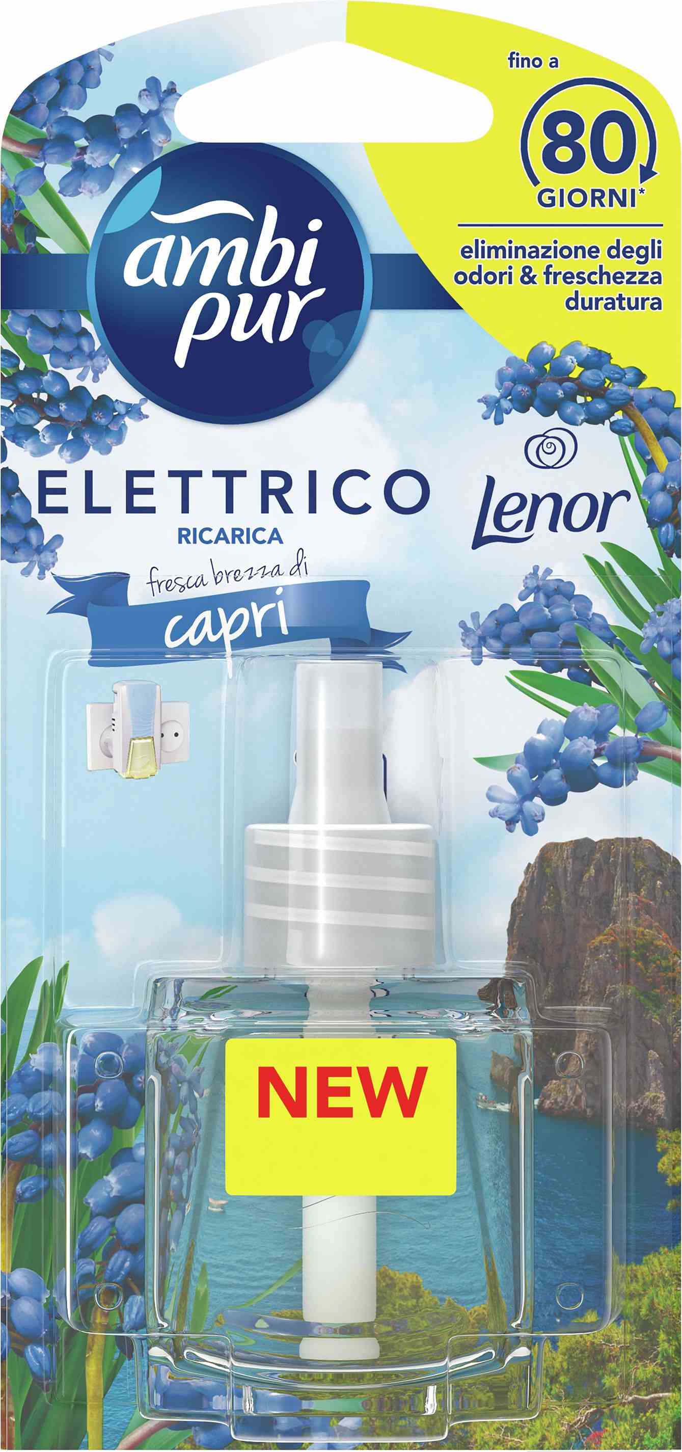 AMBIPUR ELETTRICO RICARICA 20ML 80GG LENOR CAPRI