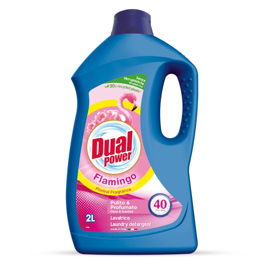 DUAL POWER LAVATRICE LIQUIDO 2L 40LAV. FLAMINGO