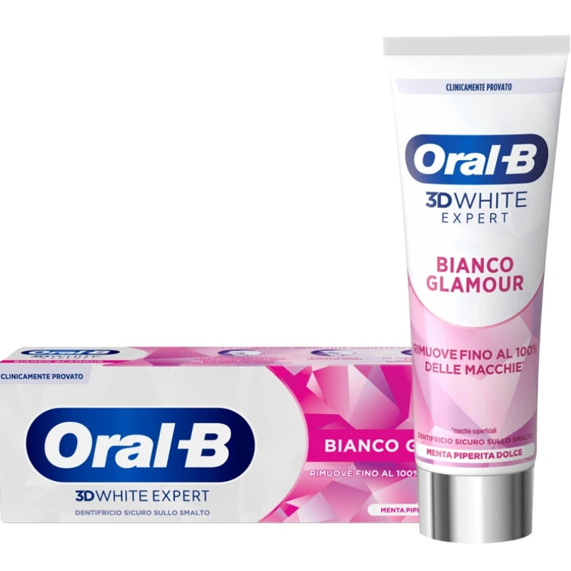 ORAL-B DENTIFRICIO 75ML 3D WHITE EXPERT BIANCO GLAMOUR