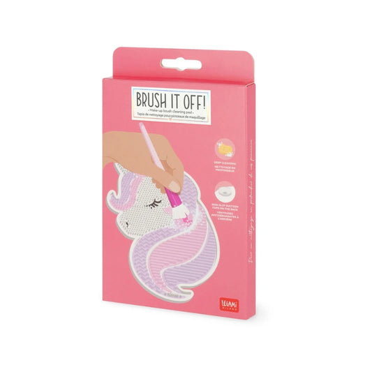 LEGAMI MILANO BRUSH IT OFF! TAPPETINO PULISCI PENNELLI DA TRUCCO UNICORN
