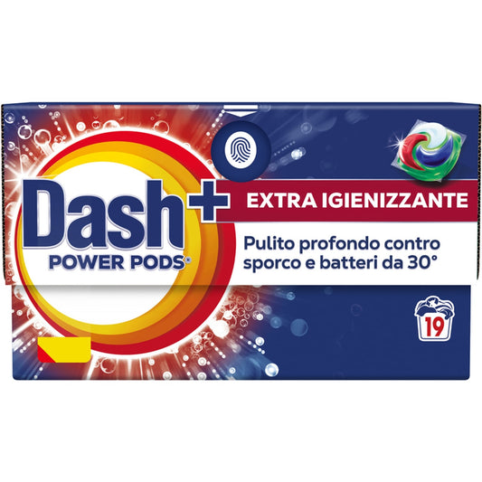 DASH + POWER PODS 19PZ EXTRA IGIENIZZANTE