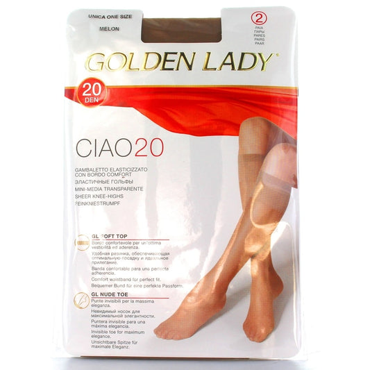 GOLDEN LADY GAMBALETTO CIAO 20 TG. UNICA 2 PAIA MELON