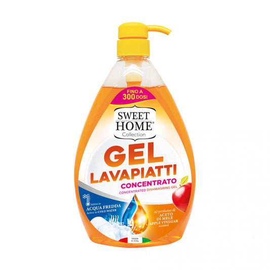 SWEET HOME COLLECTION GEL LAVAPIATTI CONCENTRATO 1L ACETO DI MELE