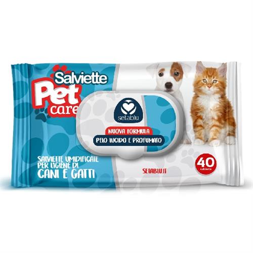 SETABLU PET CARE SALVIETTE POP UP CANI E GATTI 40PZ