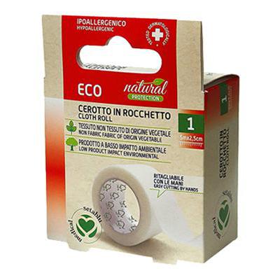 SETABLU ECO NATURAL PROTECTION CEROTTO IN ROCCHETTO BIANCO CM.2,5X5M