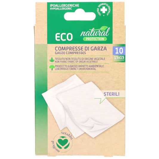 SETABLU ECO NATURAL PROTECTION COMPRESSE DI GARZA IN TNT CM.15X15 10PZ