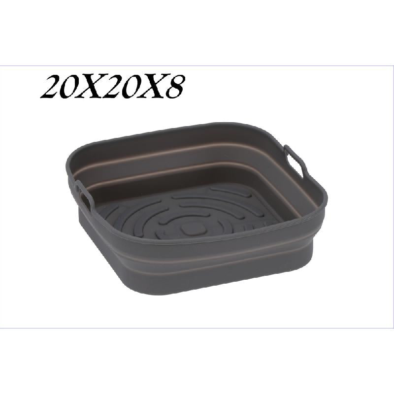 AD TREND CESTELLO IN SILICONE PER FRIGGITRICE AD ARIA QUADRO CM.20X20X8