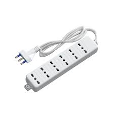 GBC MULTIPRESA SEMPLICE 6 POSTI BIPASSO CON CAVO 1,5MT